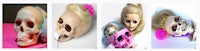 a series of pictures of barbie dolls with different hairstyles